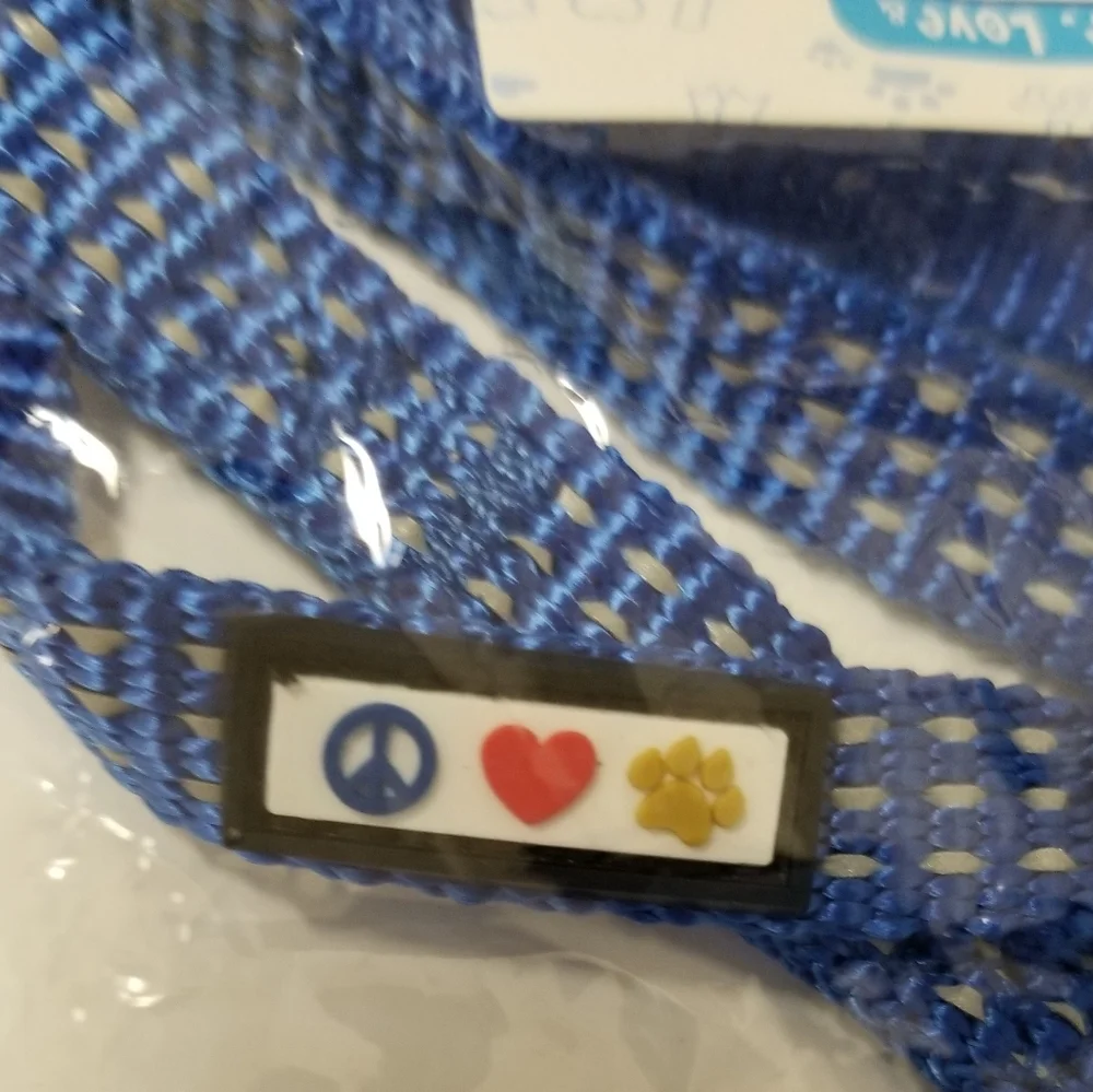 Pawtitas Blue & White Step-In Dog Harness Sz XS NWT